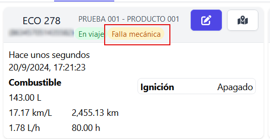 Notificación de incidente