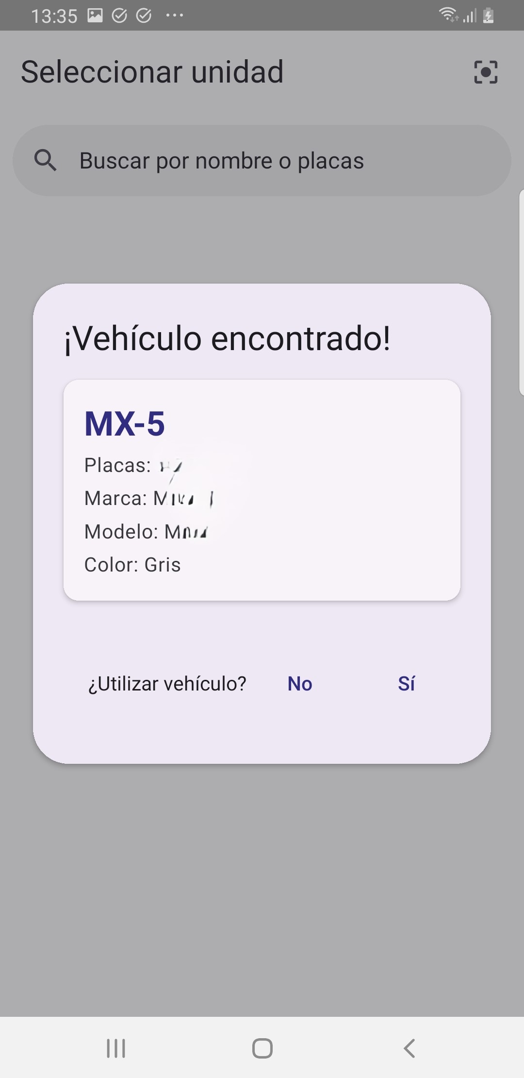 Selección manual