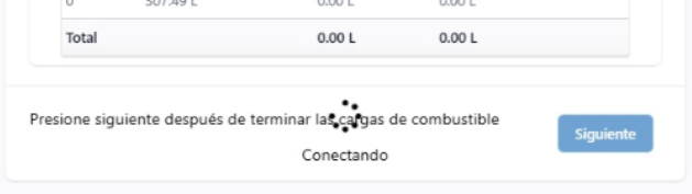 Mensaje de conectando