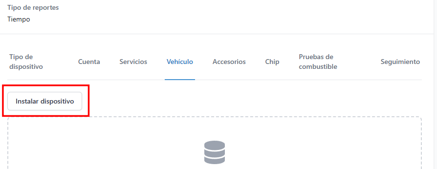 Botón de instalar dispositivo