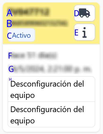 Tarjeta de diagnóstico