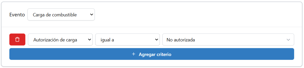 Imagen referente a la adición de un criterio