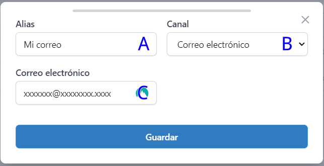 Imagen referente a la creación de un nuevo punto de contacto