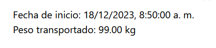 Fecha y peso