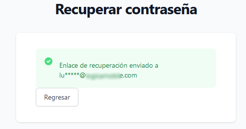 Mensaje de solicitud aceptada