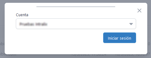 Imagen referente iniciar sesión como...