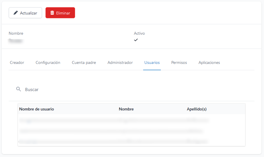 Información adicional de la cuenta