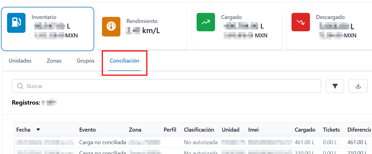 Ingresar a sección de Conciliación