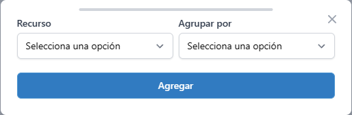 Formulario de widget comparativo